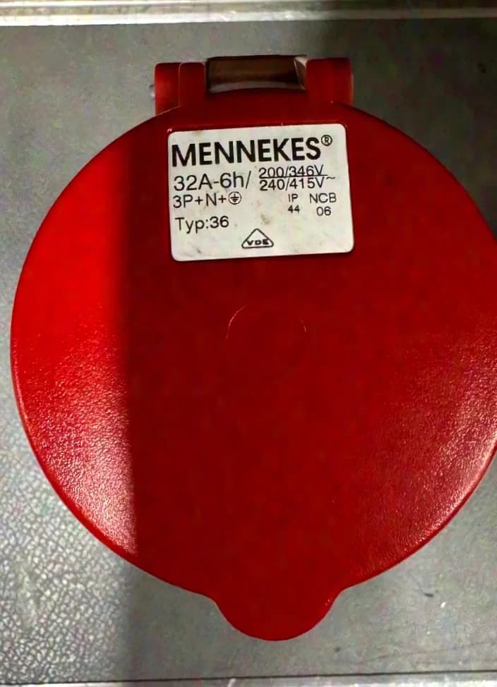 Mennekes Nr. 36, 32A 6h 3P+N+PE 10x im Set