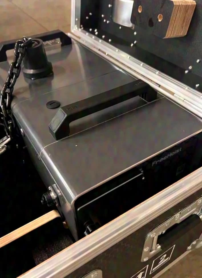 Mode FreeHoist+ 1000 kg – kabelloser Kettenzug, TÜV D8+ (Vorführgerät) inkl. Case