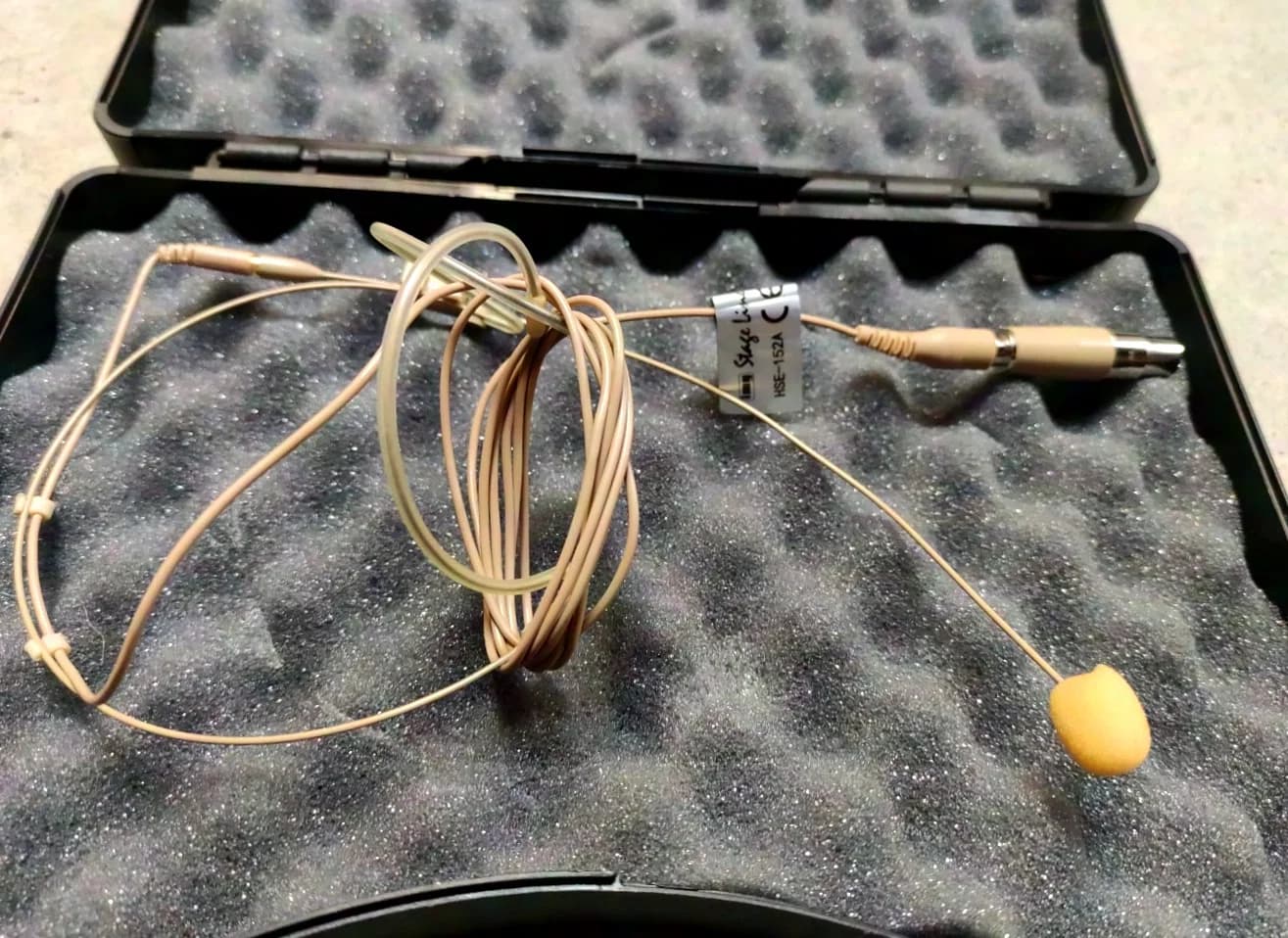 Monacor HSE-152A SK Headset beige