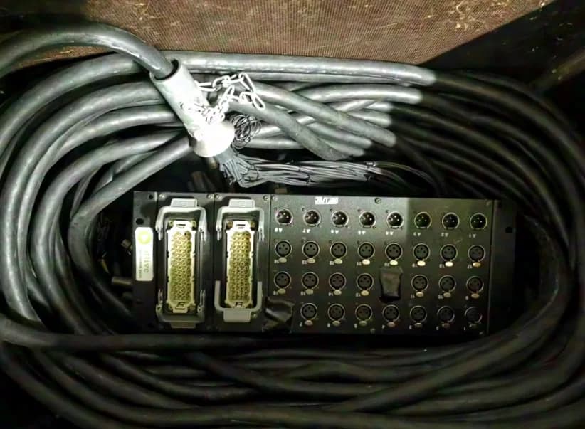 Multicore 24 / 8 Kanal XLR inkl. Case 50m