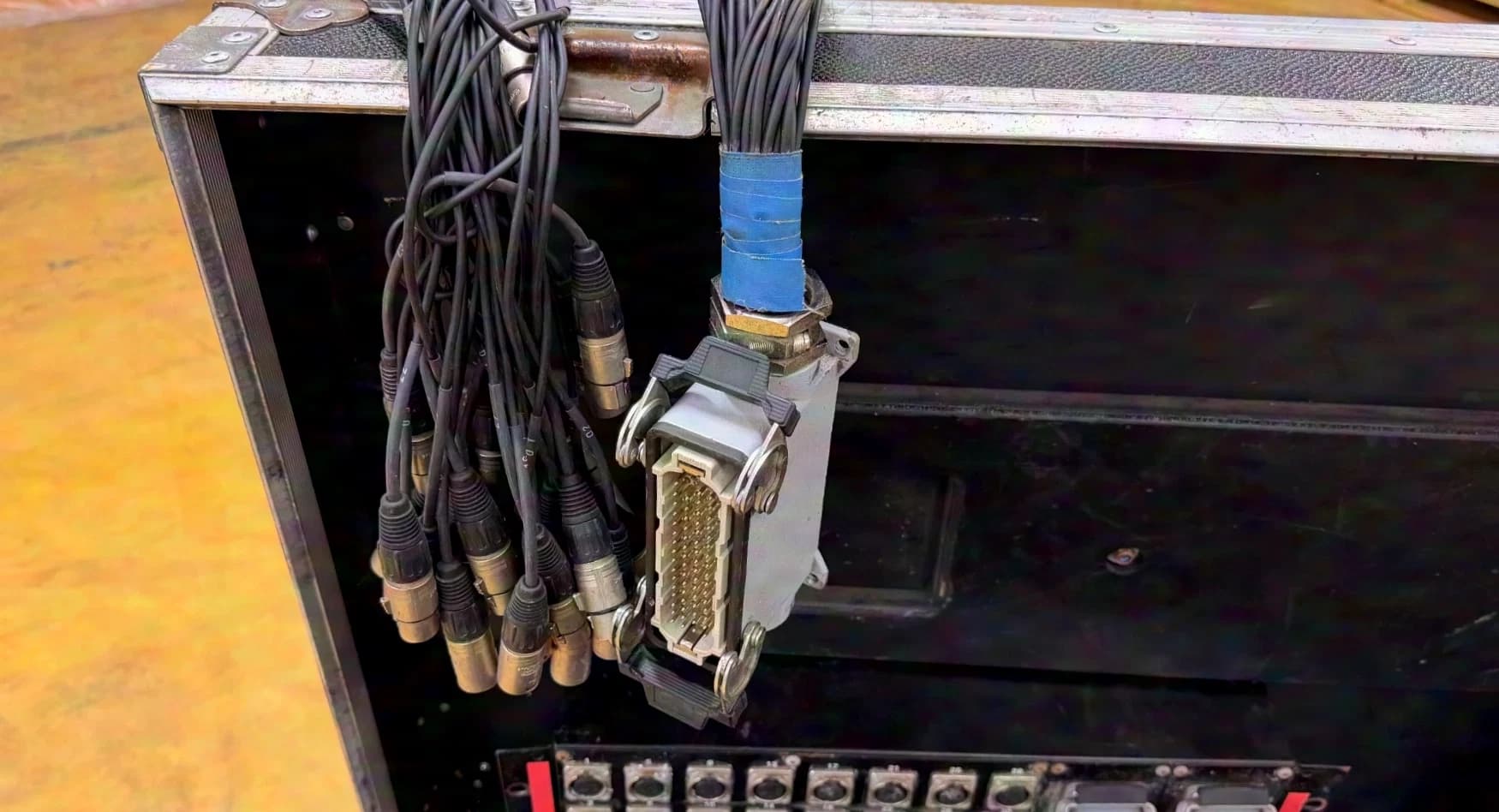 Multicore-Kabel im Amptown-Case ca. 40m