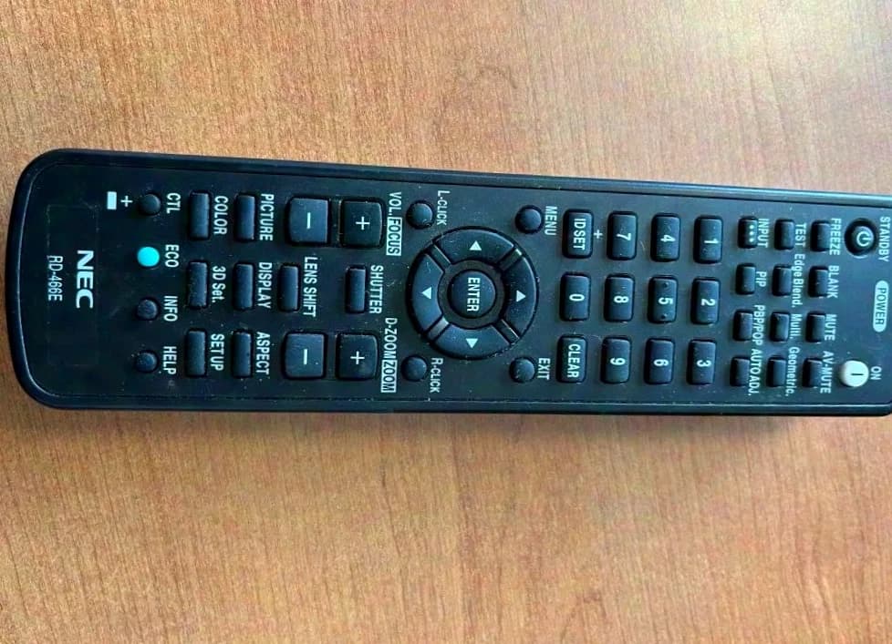 NEC RD-466E Remote Control PA-Series
