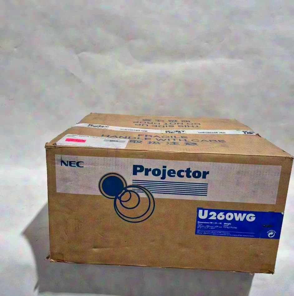 NEC U260W Ultra-Short Projektor - 1280 x 800 - 2.600 ANSI-Lumen - inkl. NEC NP01WK Wandhalterung - RET1056
