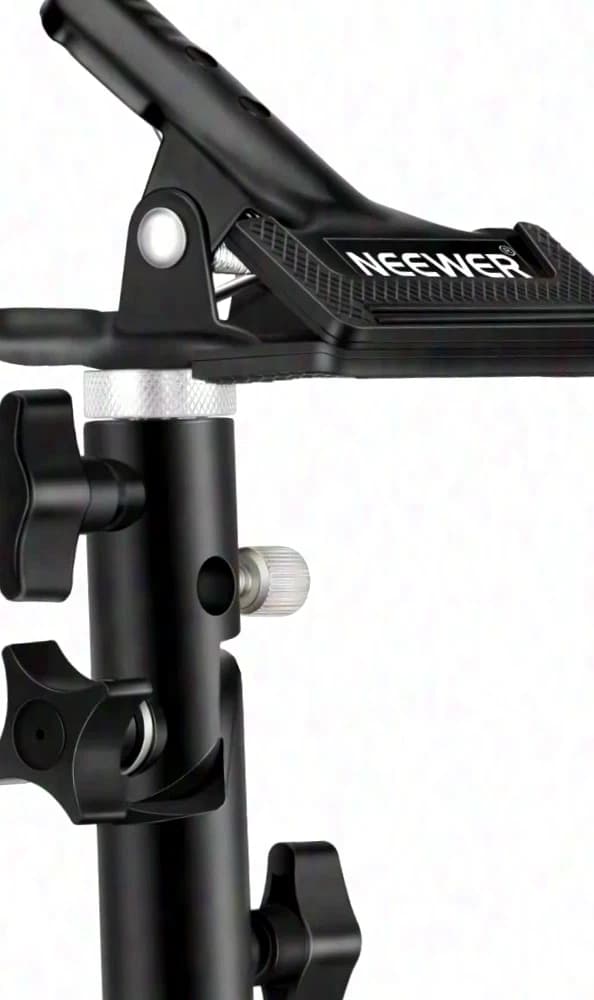 NEEWER Fotostudio Hochleistungs Metallklemmhalter mit 5/8 "Lampenstativ Befestigung