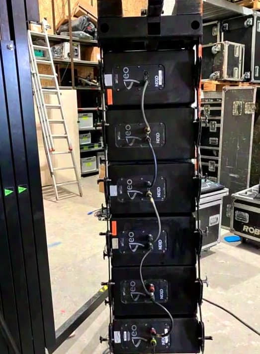 NEXO Geo S805, RS15-Subwoofer-Line-Array