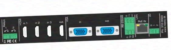 Neets Control QueBec Pro 3-Port HDMI Switch + 1 VGA Eingang # neuer Preis !