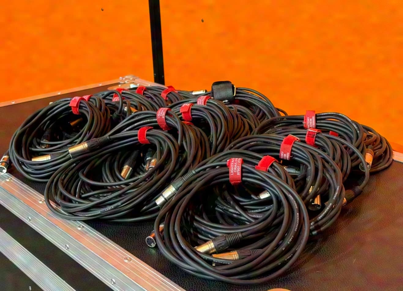 OMNITRONIC 5-pol DMX XLR Kabel 5m - 27 Stück
