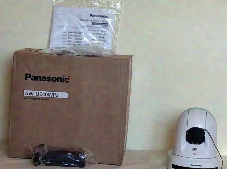 PANASONIC AW UE40 4K HDMI Pan Tilt Zoom LIVE STREAMING NDI HX HDTV IP Kamera