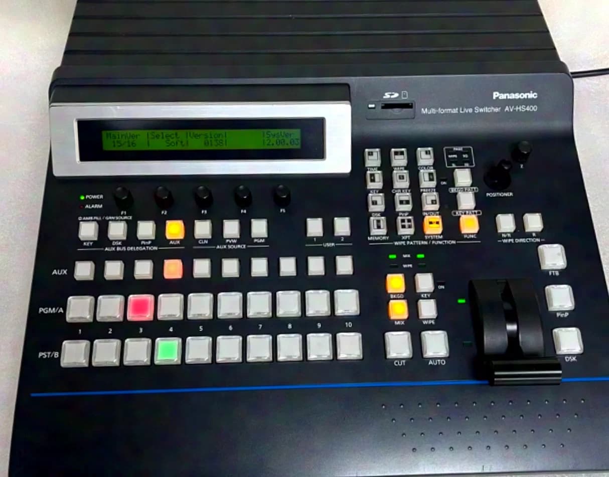 Panasonic AV-HS400E Mulit-format Live Switcher
