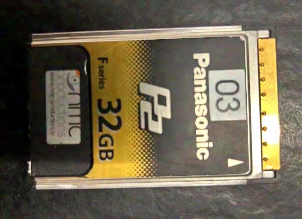 Panasonic P2 Model-Nr. AJ-P2E032FG