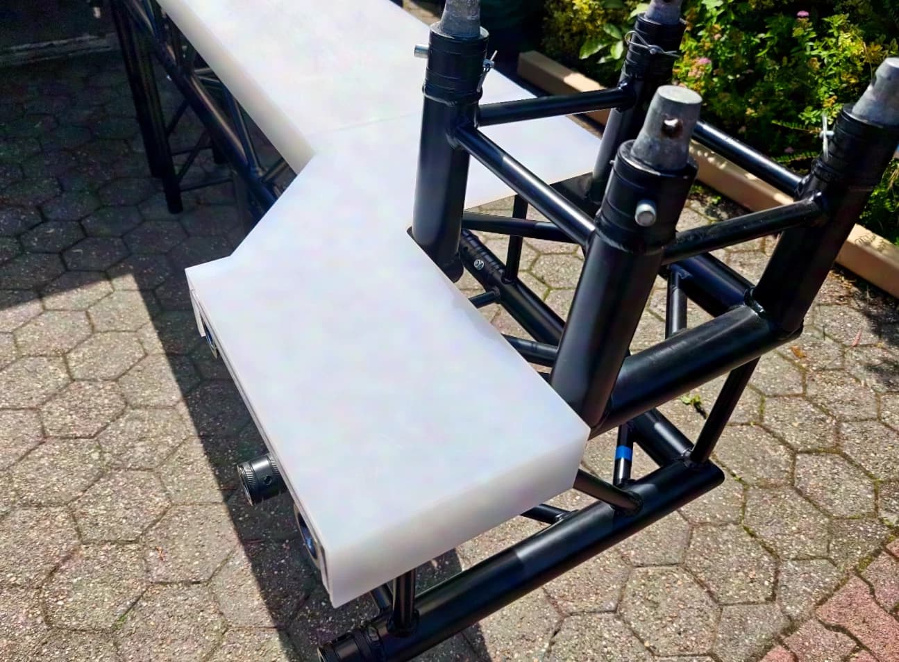 Polymehr Plexiglas Thekenauflage für 29er Traverse F34, FD34, H34 Thekenelemente