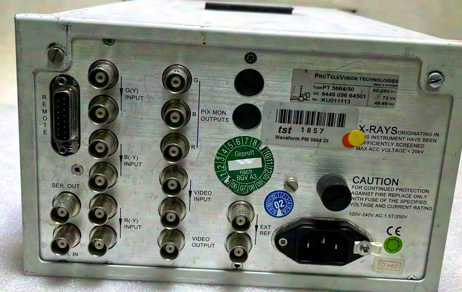 Pro Tele Vision Digital & Analog Waveformmonitor PT 5664