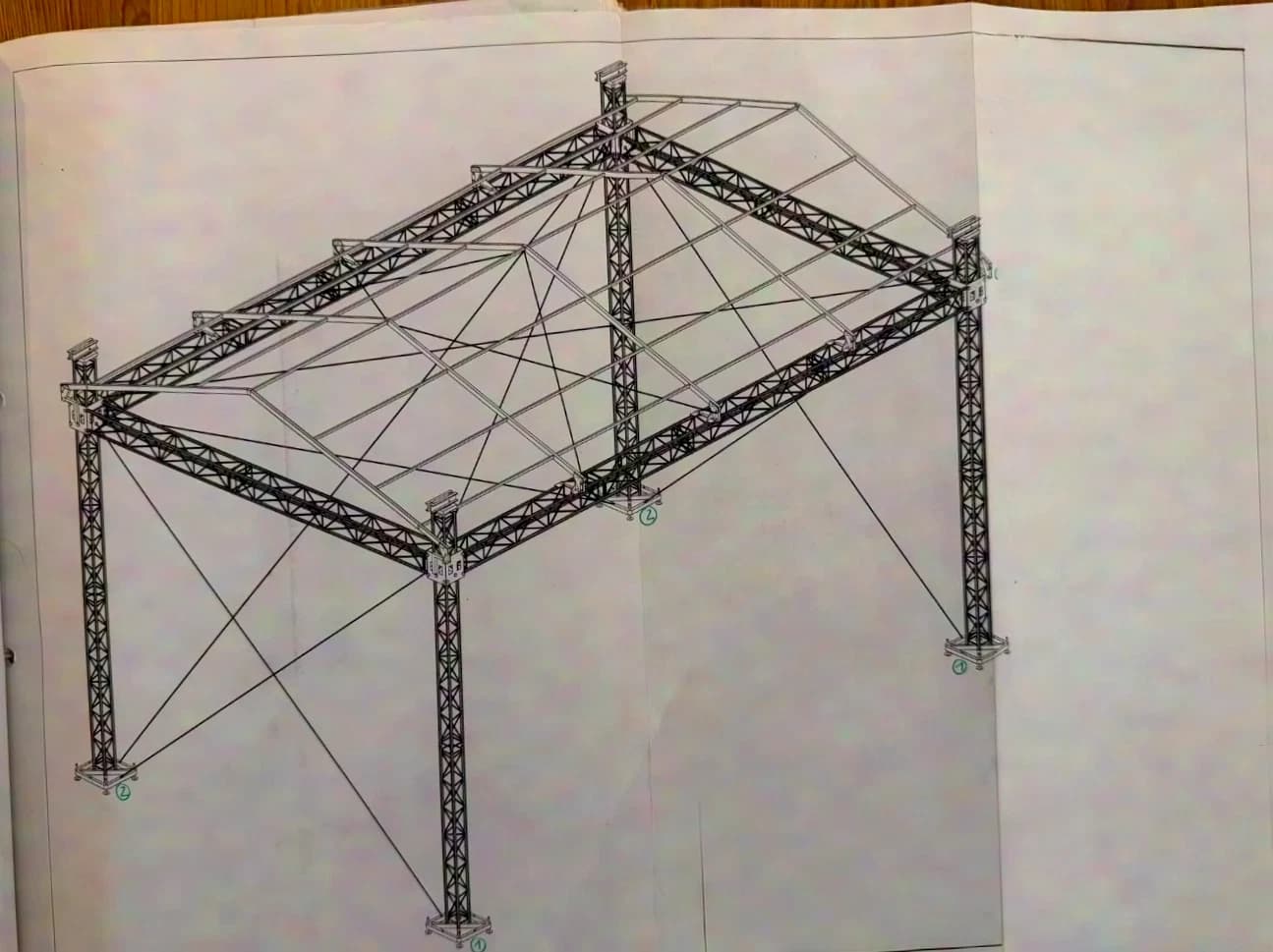 Prolyte MPT Tower Giebeldachbühne 12x8x8m