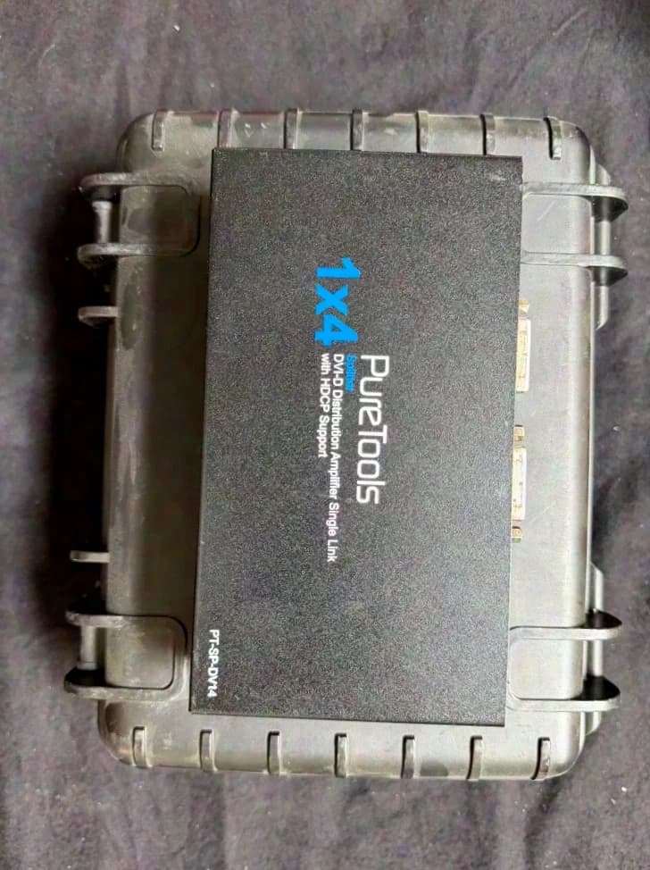 PureTools PT-SP-DV14 1×4 DVI-D Distribution Amplifier