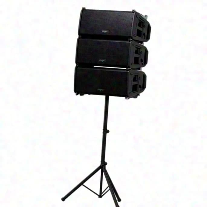 QSC Pro Audio LA108 Aktiver Line-Array-Lautsprecher, 8 Zoll, 2-Wege