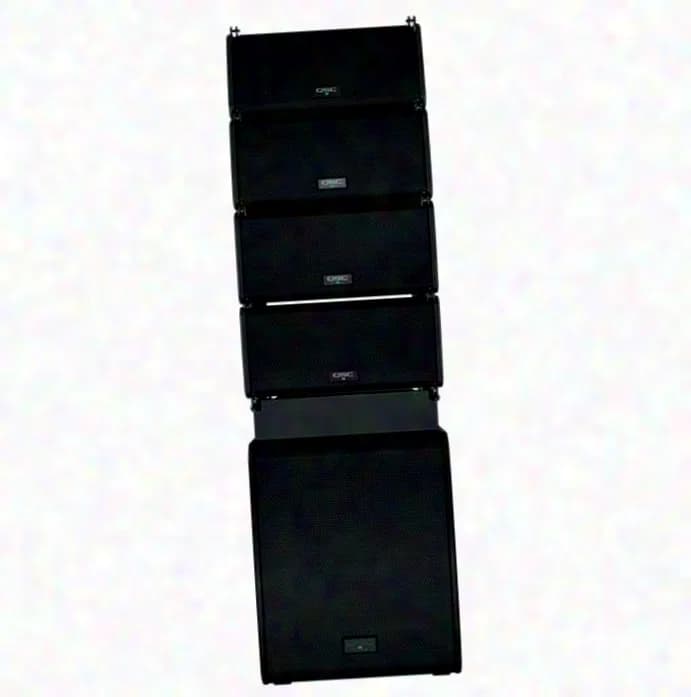 QSC Pro Audio LA108 Aktiver Line-Array-Lautsprecher, 8 Zoll, 2-Wege