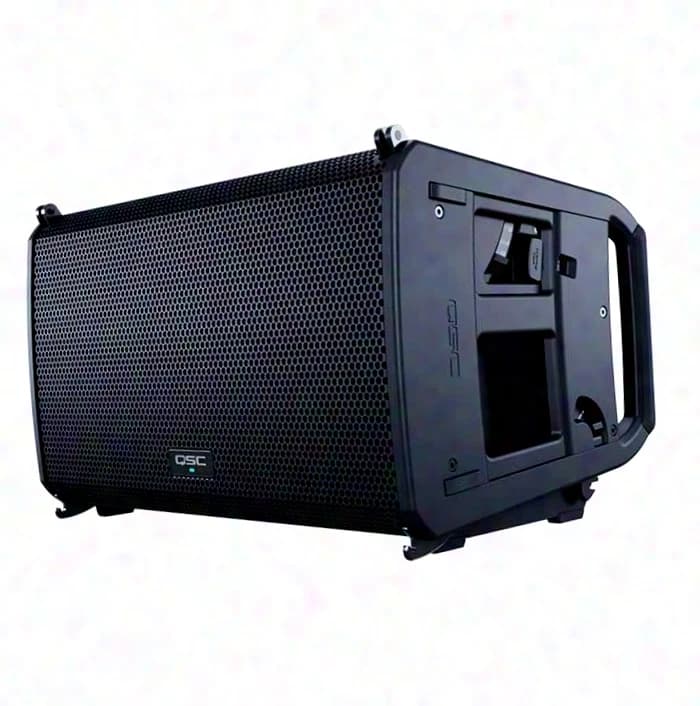 QSC Pro Audio LA112 Aktiver Line-Array-Lautsprecher 12-Zoll 2-Wege