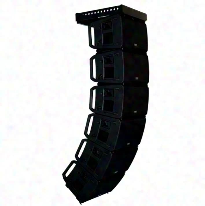 QSC Pro Audio LA112 Aktiver Line-Array-Lautsprecher 12-Zoll 2-Wege