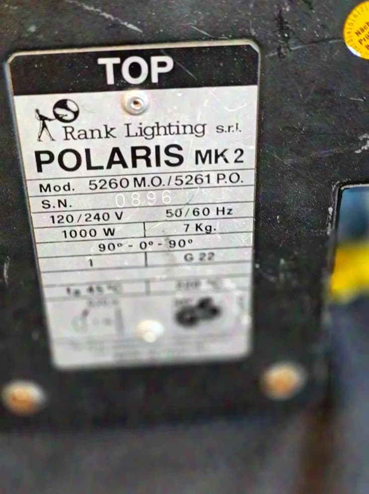 Rank Lighting s.r.l. POLARIS MK 2