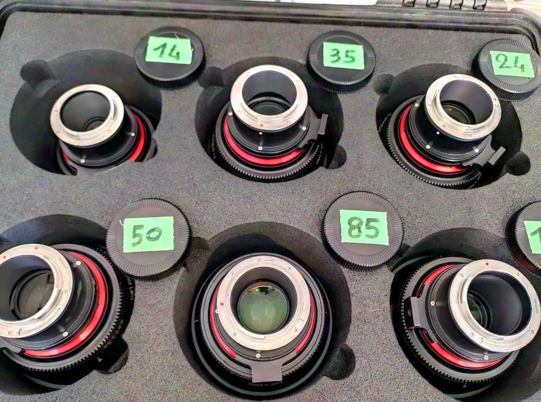 SAMYANG XEEN CINEMA E : 14,35,24,50,85,135mm