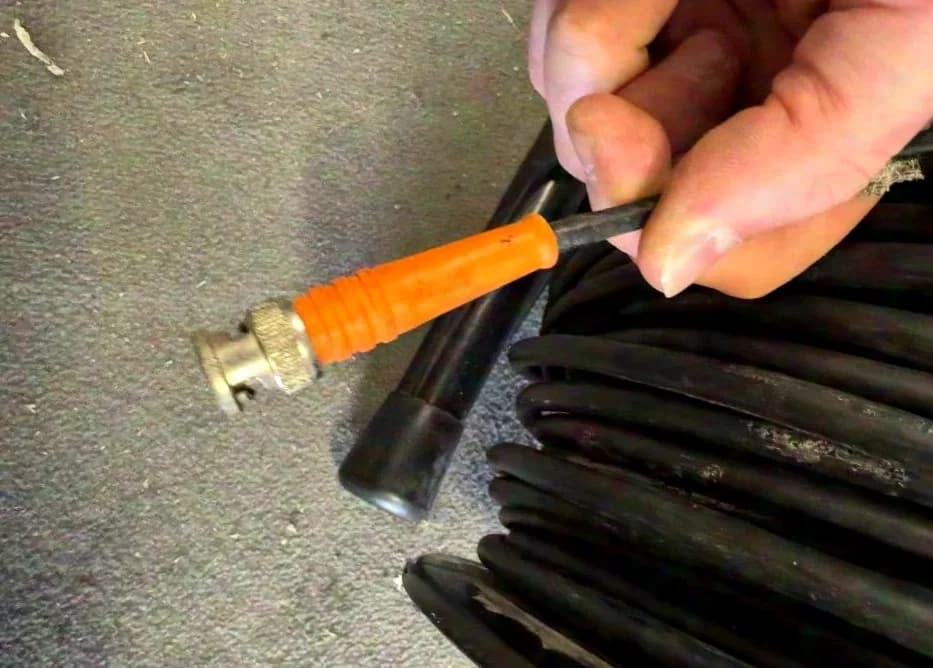 SDI Kabel 80m auf Schill Trommel BNC Anschluss + Schukokabel