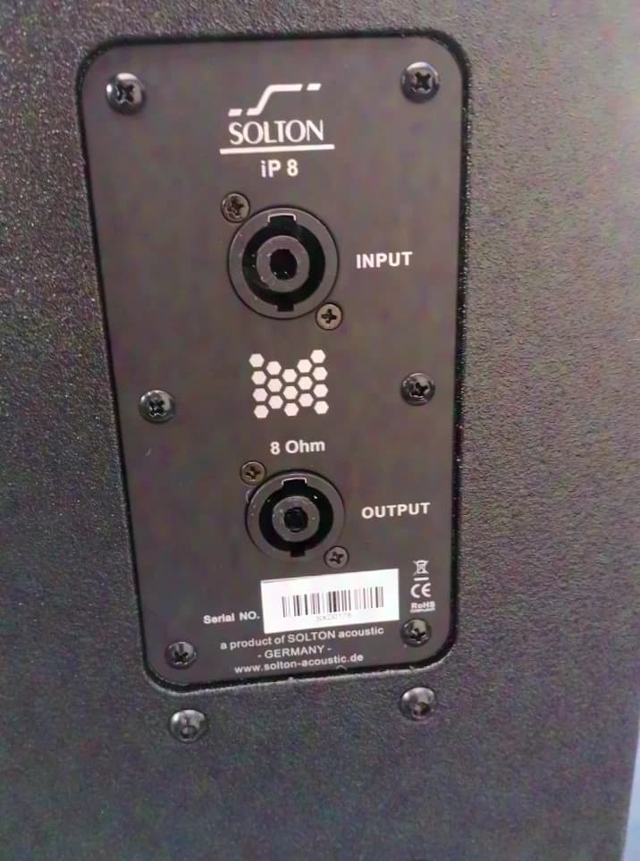SOLTON IP 8 Single 8" Full Range 2 Wege Lautsprecher