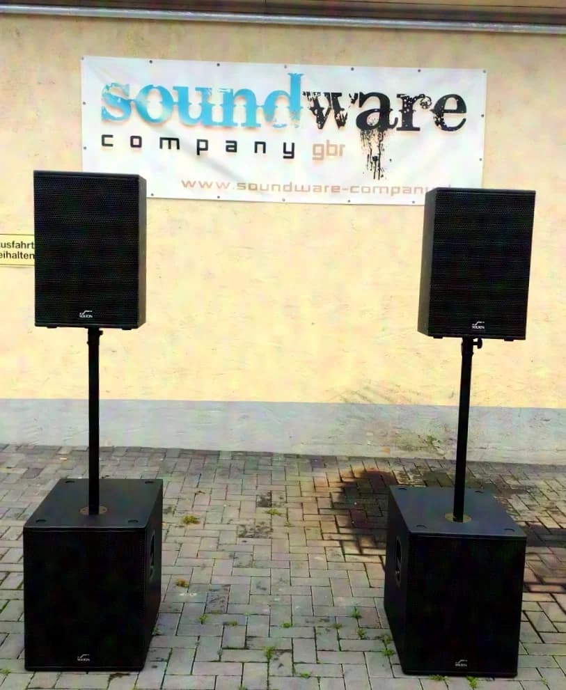 SOLTON aa craaft S One 2600W aktive 12" Tops und 15" Subs PA Lautsprecher