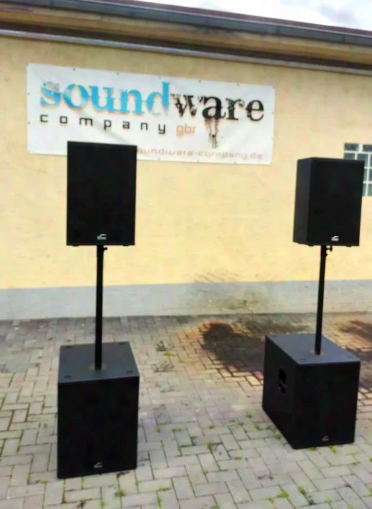 SOLTON aa craaft S One 2600W aktive 12" Tops und 15" Subs PA Lautsprecher
