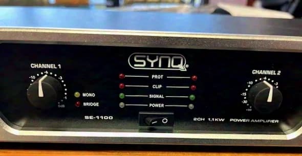 SYNQ Audio SE-1100 2x 550W Amplifier
