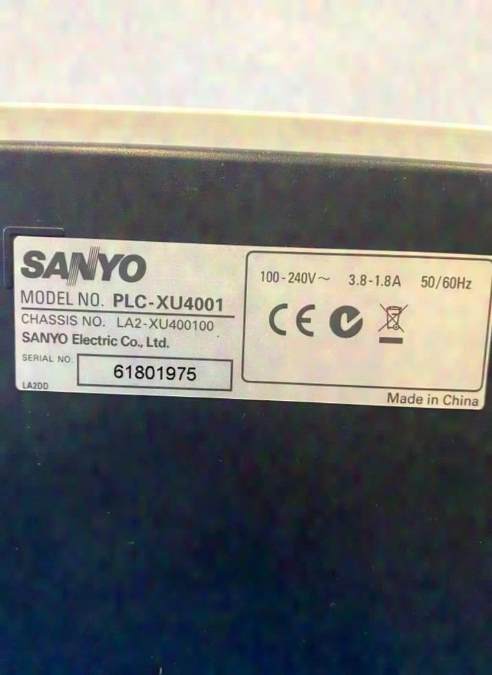 Sanyo PLC-XU4001