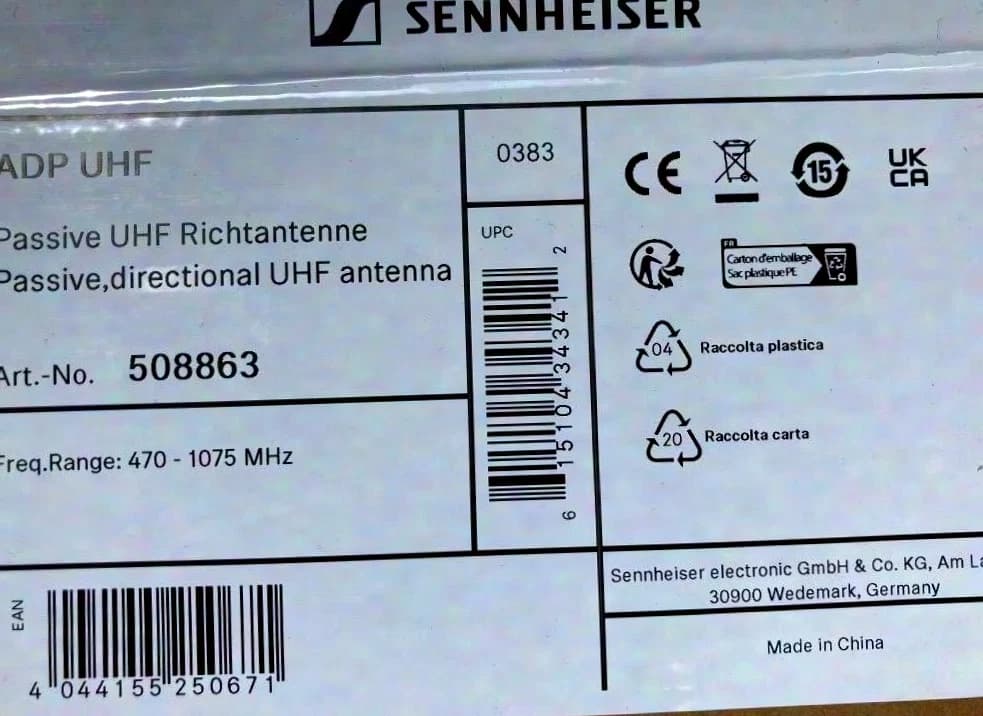 Sennheiser ADP UHF Richtantenne