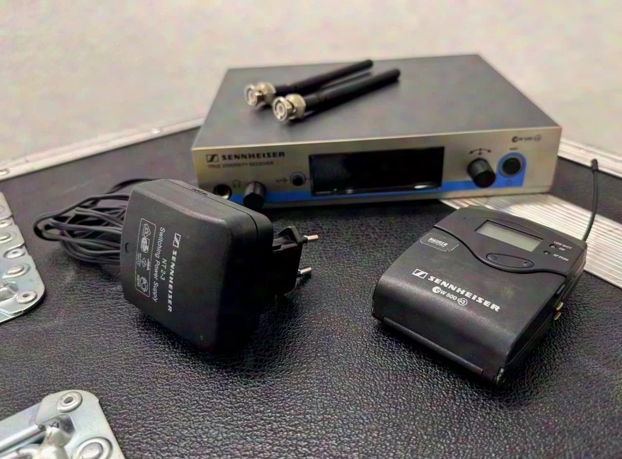 Sennheiser EW 500 Funksystem, G3, C-Band, SK 500 Taschensender, EM 500 Receiver,