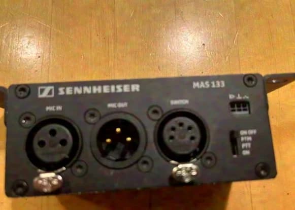 Sennheiser MAS 133 Inline Switch Box mit Fußtaster