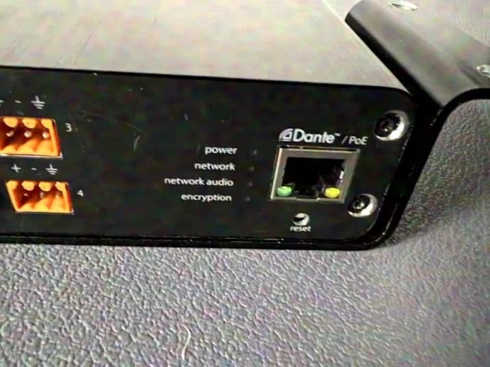 Shure ANI4OUT - Block - PoE - DANTE Interface