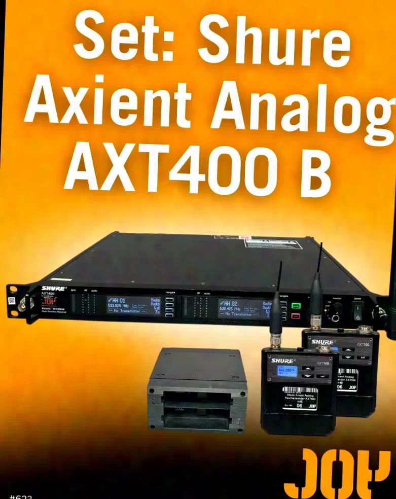 Shure Axient Analog AXT400 Taschensender Bundle