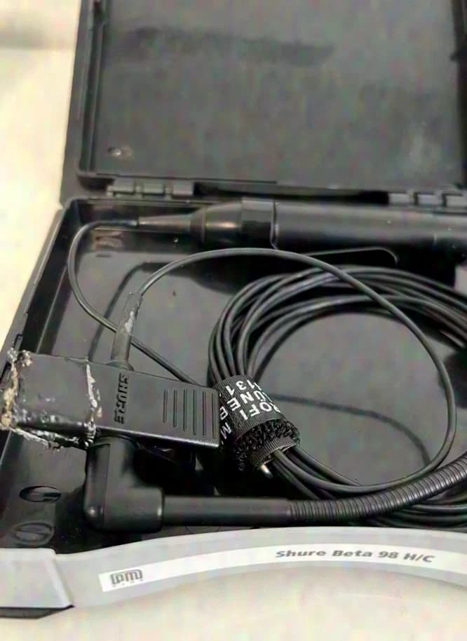 Shure BETA 98H/C Sehr kompaktes Clip-Instrumentenmikrofon