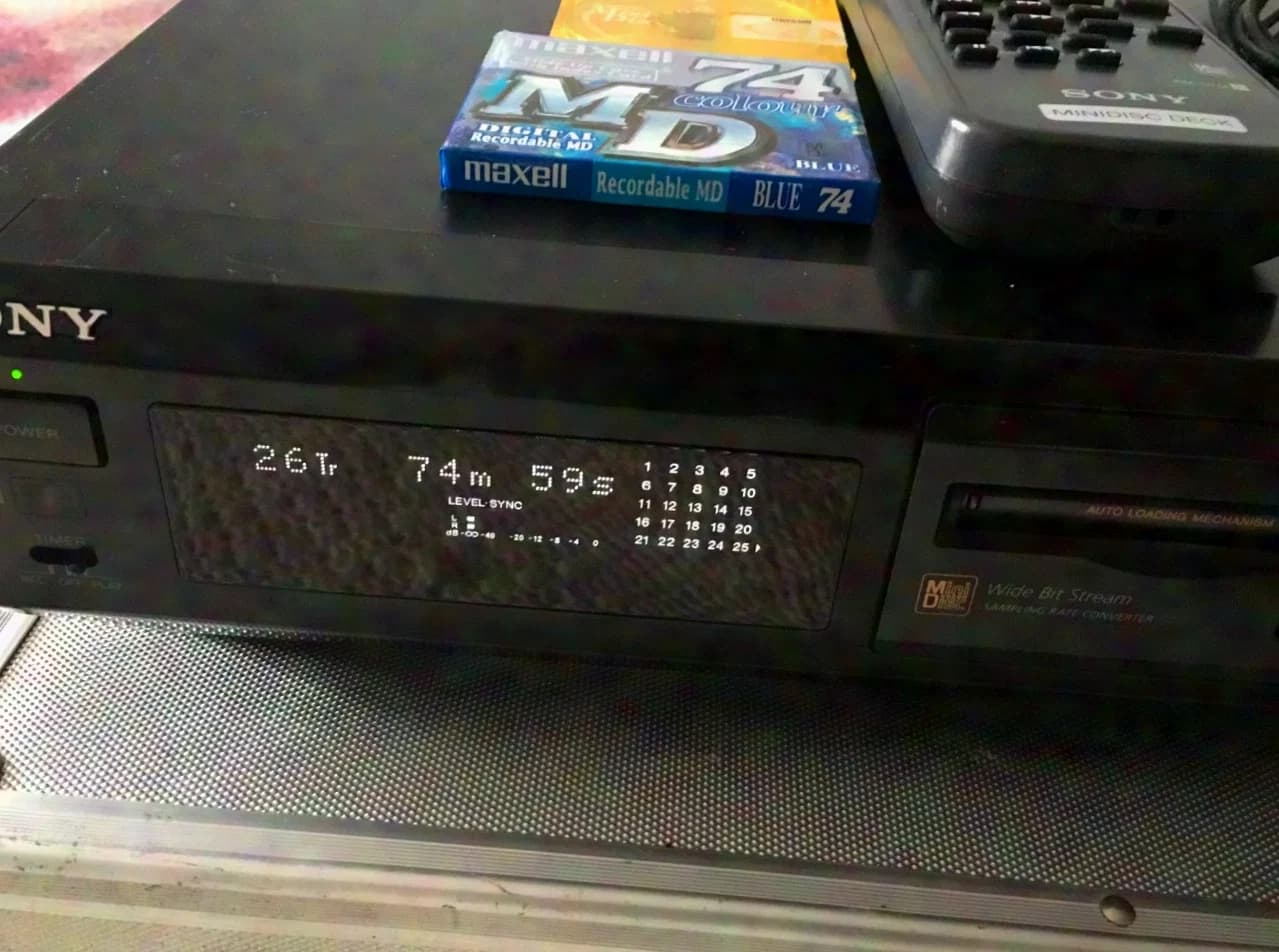 Sony MD MDS JE 510 Mini Disc Deck Player-Recorder