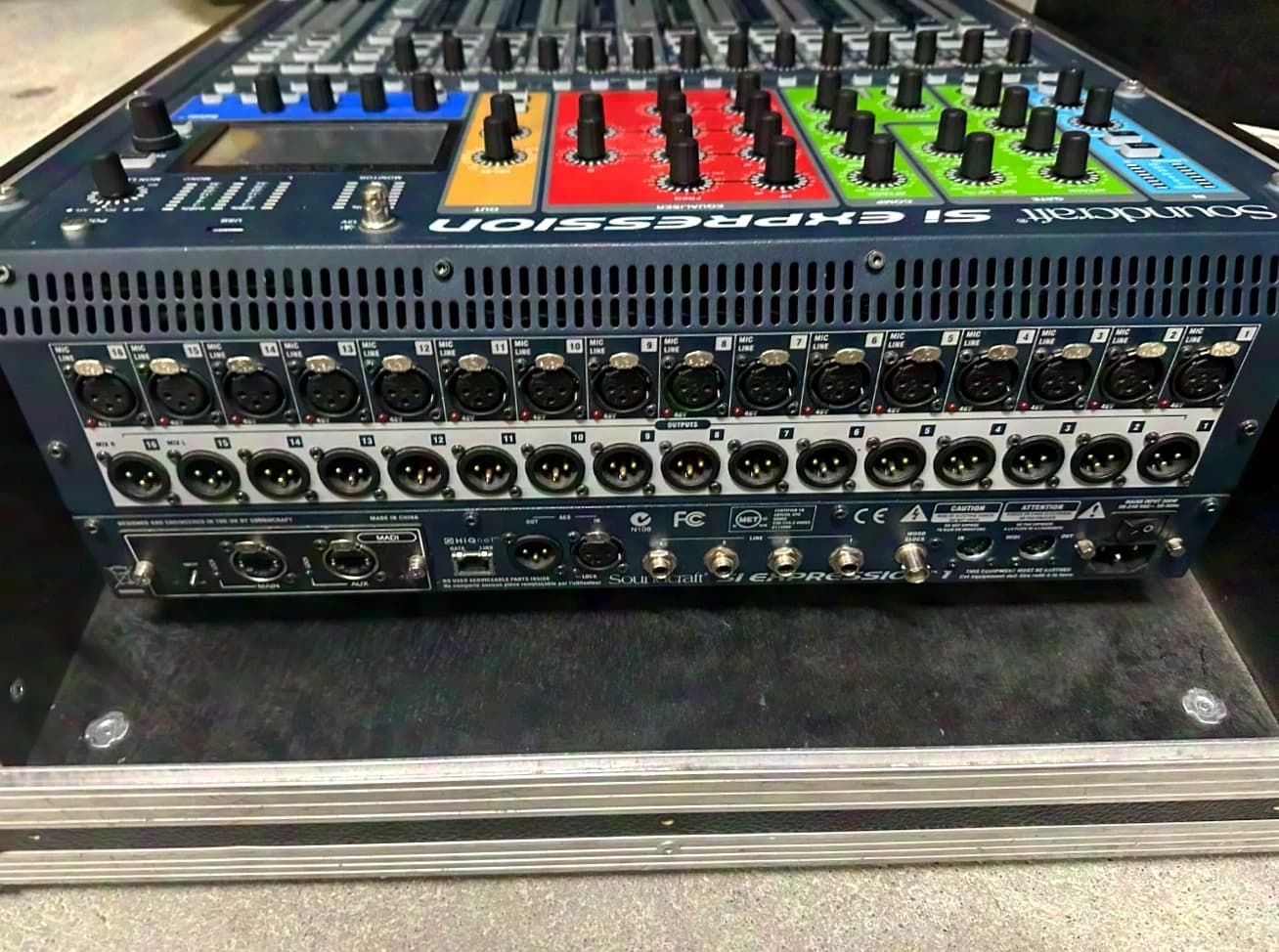 Soundcraft Si + Mini Stagebox 32R - SET beides in ML-Case inkl. MADI Karten