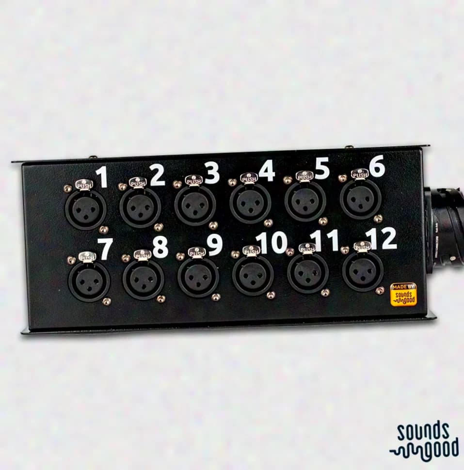 Sounds Good STAGEBOX - 12 CH - MULTIPIN - SYNTAX - NEUTRIK SB-12xXLR-S