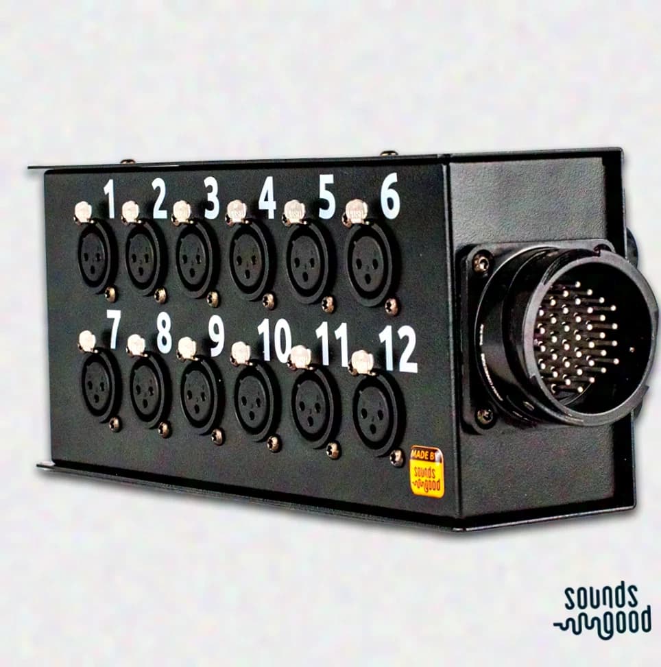 Sounds Good STAGEBOX - 12 CH - MULTIPIN - SYNTAX - NEUTRIK SB-12xXLR-S