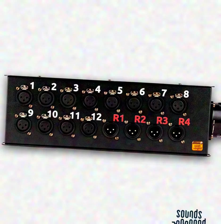 Sounds Good Signal Box, Stagebox 16 Kanäle, 14x XLR F, 2x XLR M, Syntax Male