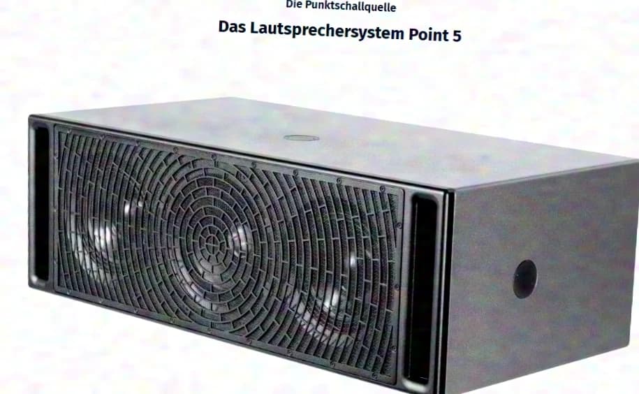 Soundworks Elektroakustik Soundworks Point5 + Subwoofer – aktives Referenzsystem (Engineering-Demo) Fertig entwickeltes Referenzsystem, das leider nie in die Serienfertigung gegangen ist