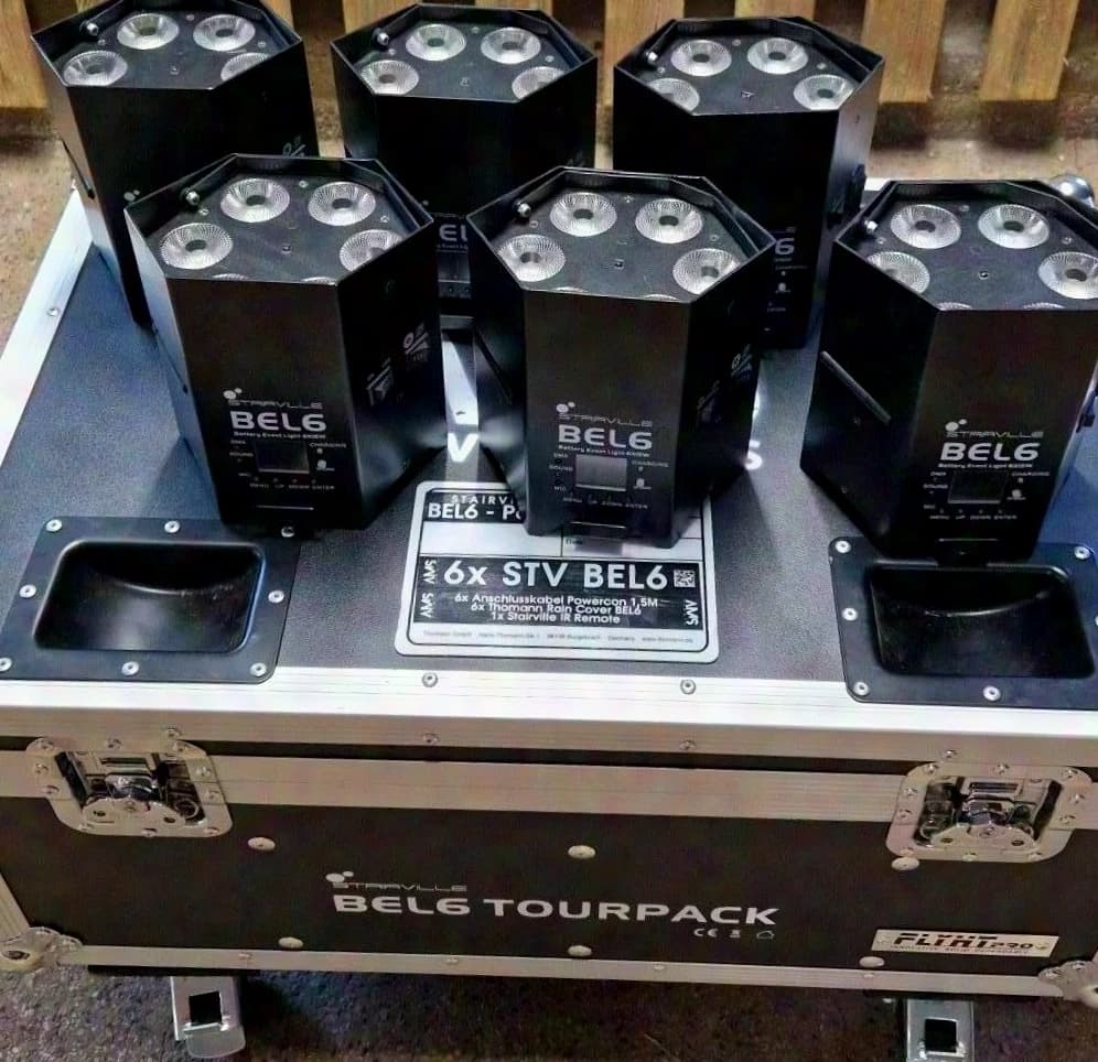 Stairville BEL6 Tourpack inkl. Regencovern