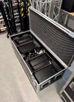 Stairville HLX 180 RGBWW 4 Stück inklusive Case
