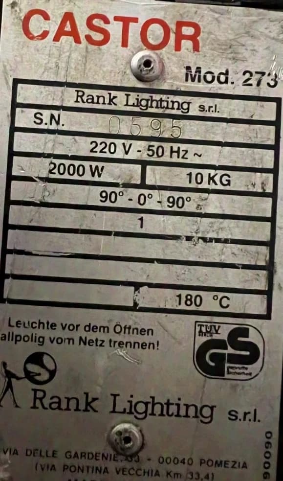 Strand Lighting Castor 2kw