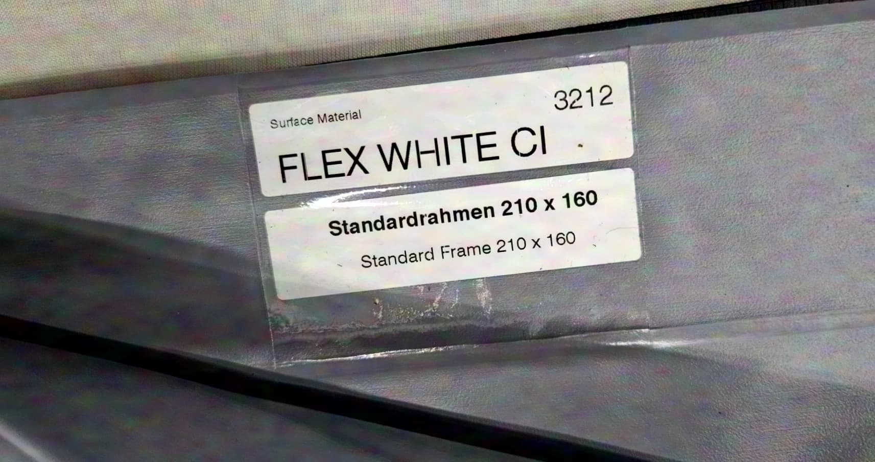 Stumpfl Tuch (Aufpro - Flex White CI) 4 x 3 m mit kl. Mangel