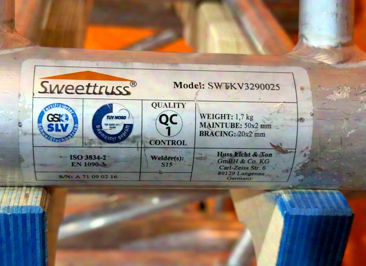 Sweettruss KV3/290-025 Traverse 0.25m silber