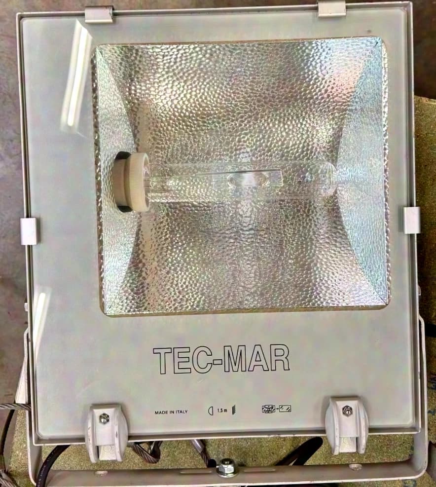 TEC-MAR HQI 400 Flutscheinwerfer 400W - Outdoor - symetrisch, 5er Set
