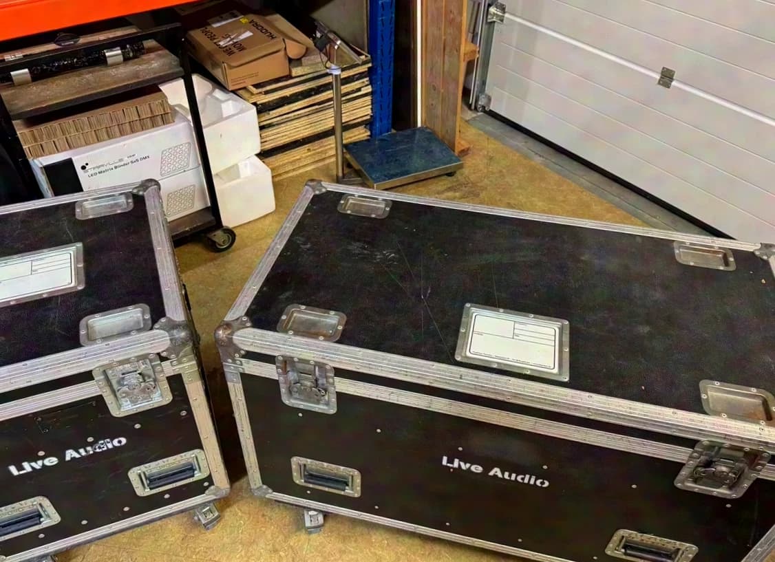 THON Multiflex Roadcases, 60er Truhen, Transflex, Kabelcases, Packcases, schwarz