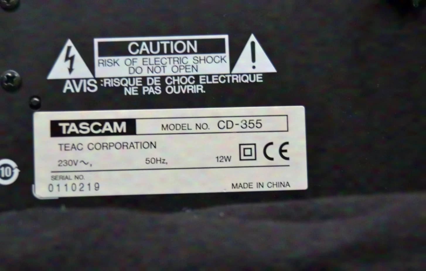 Tascam CD-355 5-fach CD-Wechsler